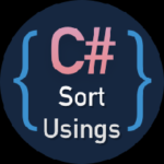 C Sort Usings extension