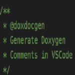 Doxygen Documentation Generator extension